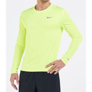 Nike Men's Long Sleeve Shirt - Bright Yellow